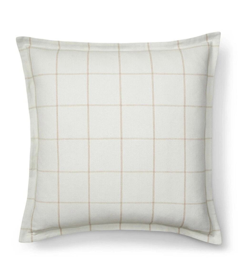 Lauren Ralph Lauren Julianne Windowpane Euro Sham $135